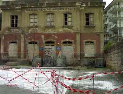 Stazione Alifana il 15 marzo 2008