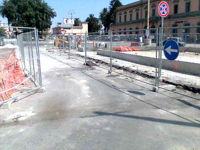 Lavori in piazza Mazzini