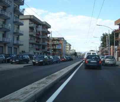 La strada Variante-Viale Kennedy