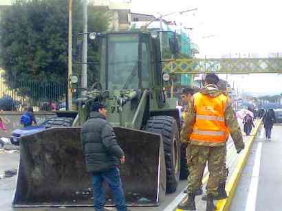 L'esercito in azione sulla Variante (06.03.08)