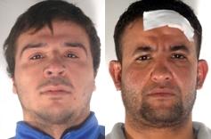 da sin. Gianmarco Maiello e Mhosen Boumediene