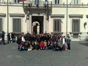 Gli alunni della 'Pascoli' in visita a Palazzo Chigi