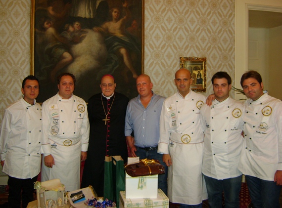i cuochi normanni con il Vescovo Milano
