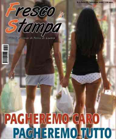 Fresco di Stampa, copertina di settembre '08