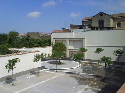 Il cortile del Palazzo delle Arti