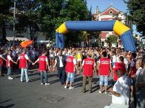 La partenza dell'Albanova Running '09