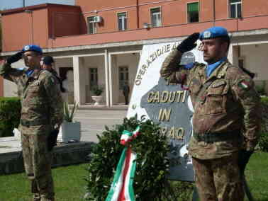 Corona d'Allora ai Caduti in Iraq