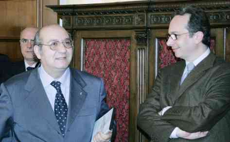 Il Prefetto Ezio Monaco con il presidente della Provincia Sandro De Franciscis