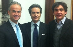 da sin. Del Gaudio, Caldoro e Greco