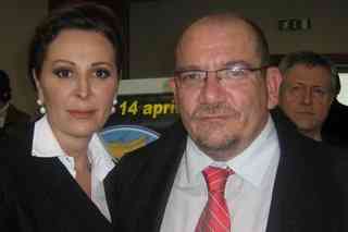 Antonio Mazzella con Daniela Santanché