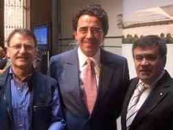 Giovanni Bo e Peppe Isoldi con Calatrava