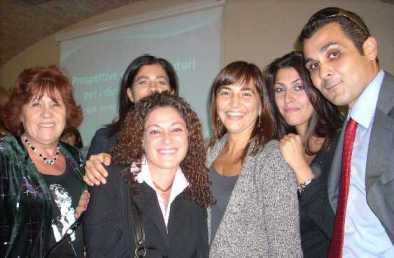 i componenti Ugl Caserta con il segretario nazionale Renata Polverini
