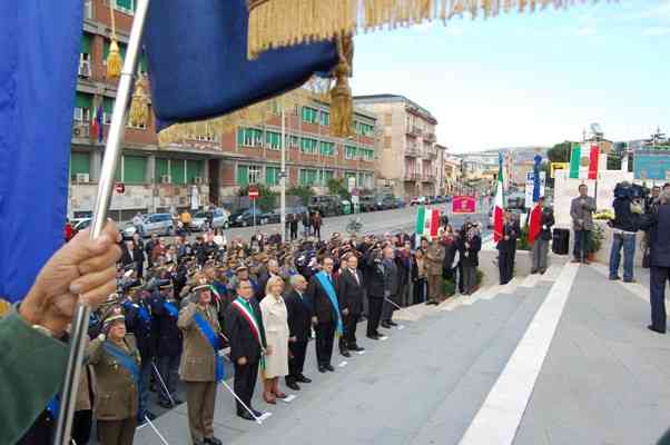 la cerimonai del 4 Novembre (2007) a Caserta