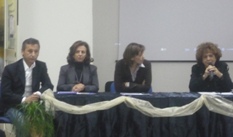 Da sin. Stafano Verde, Carolina Levita, Adriana Mincione e Santina Dell'Aversana