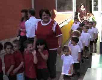 i bambini della scuola dell'infanzia di Cesa