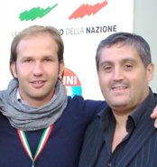 da sin. Gianpiero Zinzi e Gennaro Cioffi