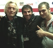 Giuseppe Pizzo con Rutger Hauer