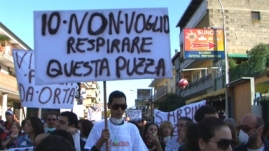 la manifestazione ad Orta del 20 settembre