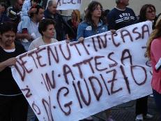 Immagine del corteo del 20 settembre '08