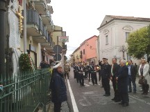 un momento della cerimonia di commemorazione dei Caduti