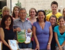 Il generale Grillo con il gruppo a Maratea