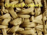 Cantica Popularia