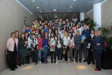 I ragazzi della scuola media 'Ungaretti'