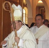 Il vescovo Milano e Don Antonio Cantile