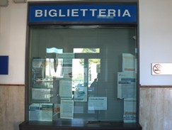 La biglietteria chiusa