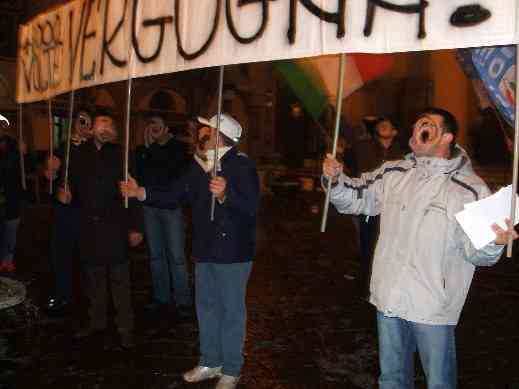 La manifestazione ad Acerra di AG