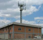 l'antenna in via Mazzini - Grumo Nevano