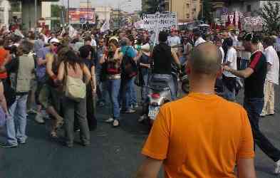 corteo a Chiaiano