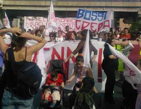 corteo a Chiaiano