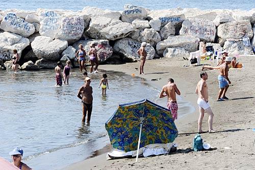 il copro dell'uomo (foto www.corriere.it)