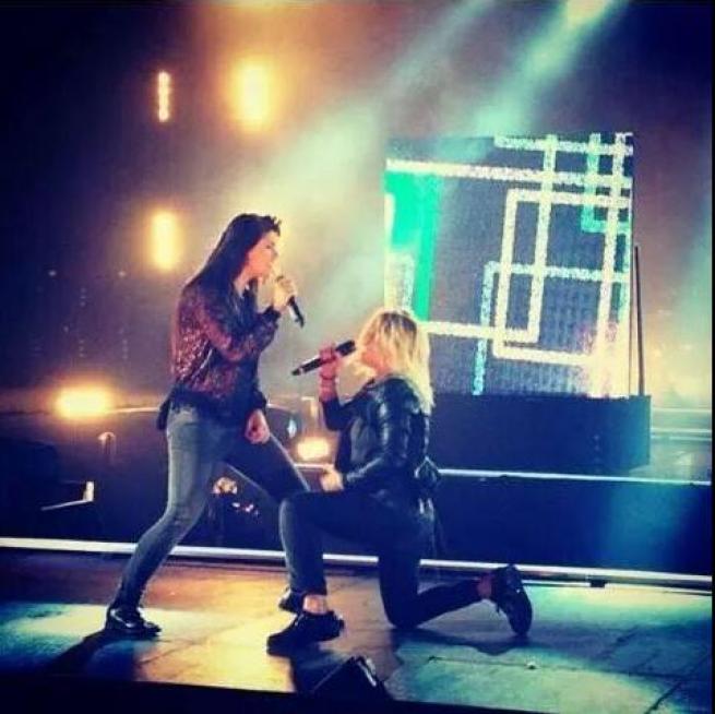 Elisa e Emma all'Arena di Verona