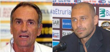 da sin: Guidolin (Parma) e Conte (Bari)