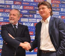 Aurelio De Laurentiis e Walter Mazzarri