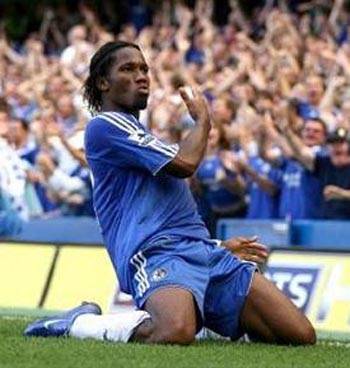 Drogba autore del terzo gol dei blues