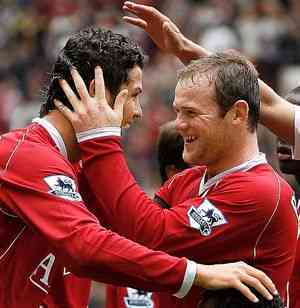 Cristiano Ronaldo e Wayne Rooney