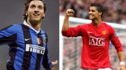 da snistra Ibrahimovic -  Cristiano Ronaldo