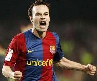 Iniesta autore del pari 