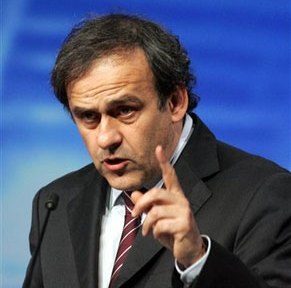 Michel Platini, presidente della Uefa