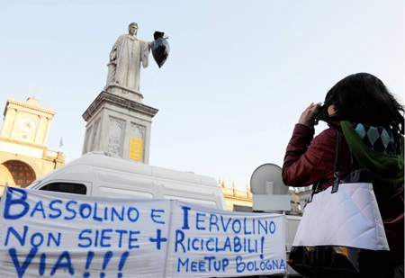 Monnezza Day (foto di Riccardo Siano da Repubblica.it)