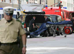 Immagine della strage di Duisburg dell'agosto 2007