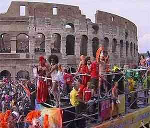 immagini del Gay Pride di Roma