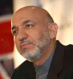 il presidente afgano Karzai