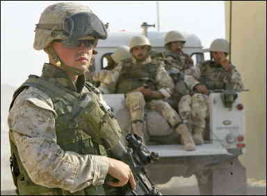 Soldati impegnati nella missione Enduring Freedom