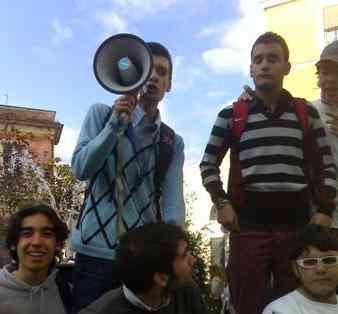 studenti in protesta