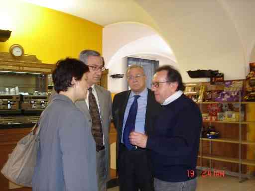 Ciaramella e Giuliano con il direttore dell'Opg Ferraro