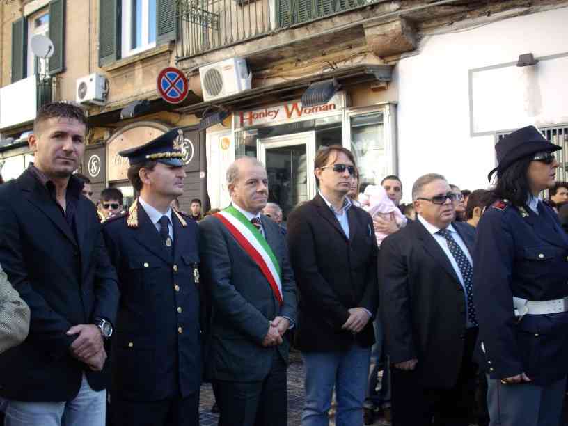 le autorità presenti alla processione